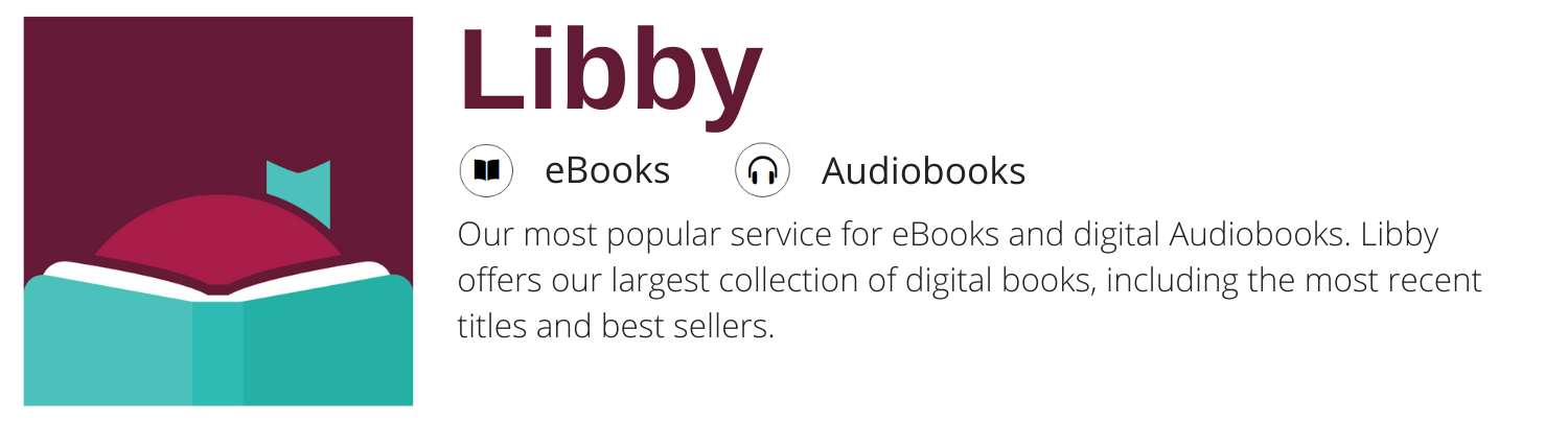 OverDrive. eBooks, Audiobooks. Our most popular service for eBooks and digital Audiobooks. OverDrive offers our largest collection of digital books, including the most recent titles and best sellers.