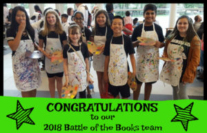 Battle of the Books 2018 Team
